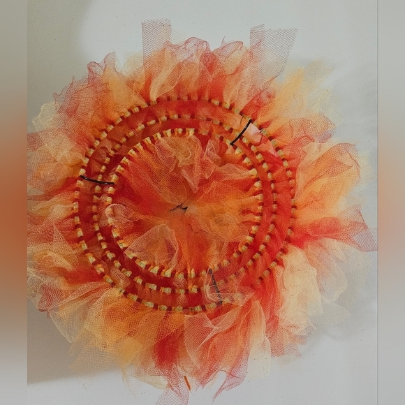 Handmade Fall Holiday Wreath Blessed Grateful Autumn Decor - Picture 4 of 17